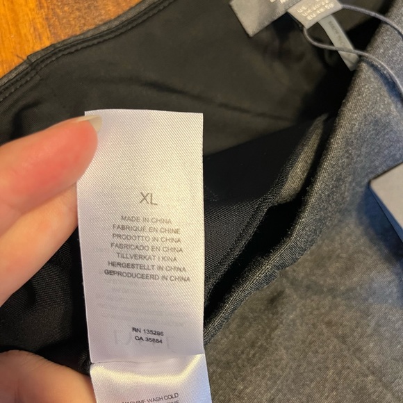 NWT- Lysse Ponte Charcoal Grey High Waist Pants Wrinkle Resistant Waist Shaping - Picture 13 of 15